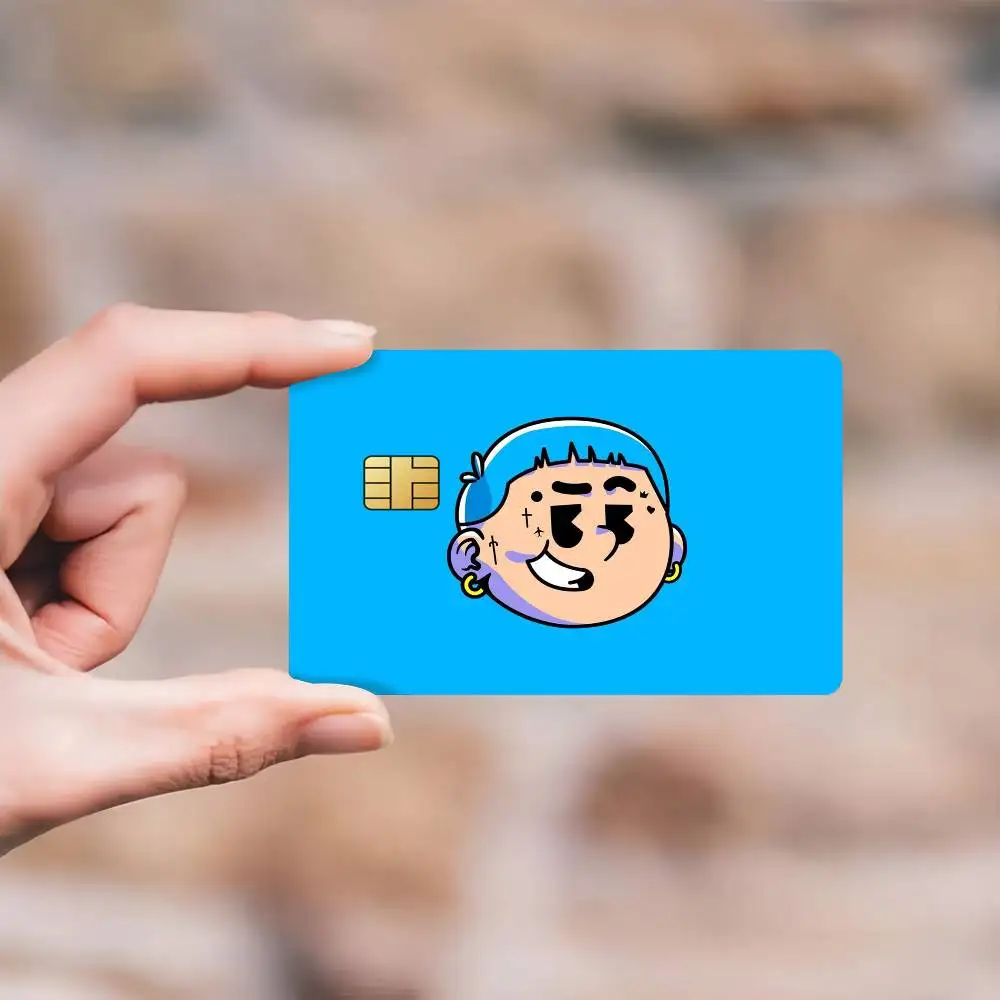 

Рэпер B-Blessd наклейки на кожу кредитной карты для банковской карты автобус Metro наклейка на карту водонепроницаемый подарок