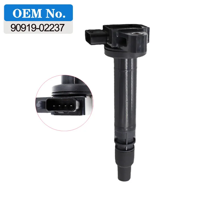 

1-4PCS 90919-02237 NEW Ignition Coils FIT TOYOTA-Hilux 4Runner Hiace Tacoma Prado Regius Dyna Land Cruiser 9091902237