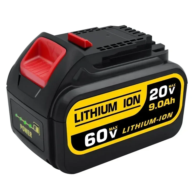 9Ah 20V 60V MAX Сменный аккумулятор для Dewalt 120V DCB606 DCB609 DCB205 DCB204 DCB206 DCB209