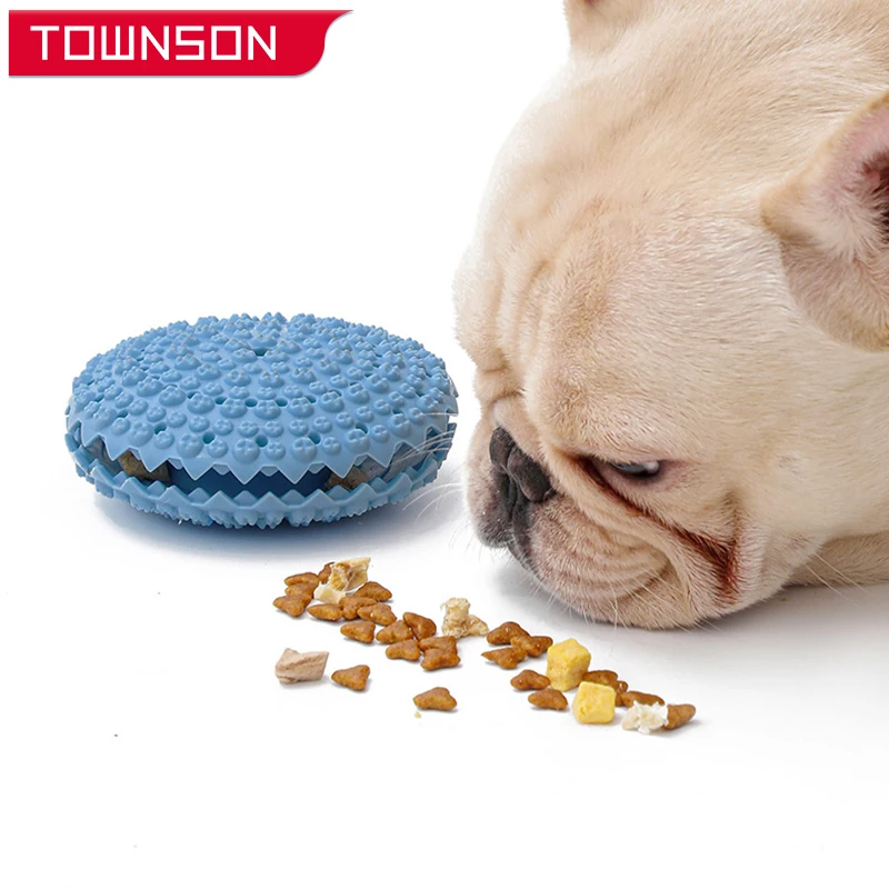 

Health Dog Rubber Chew Dispenser Leakage Food Ball Pet Dog Toy Dog Tooth Cleaning Treat Ball Interactive Snack Balls