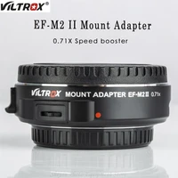viltrox ef m1 ef m2ii 0 71x lens adapter speed booster auto focus for canon ef lens to m43 mount camera gh5s gf5