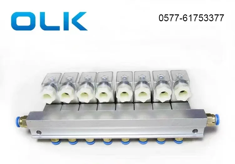 2-ходовой клапан 6 Вт комплекты пневматических алюминиевых электромагнитных