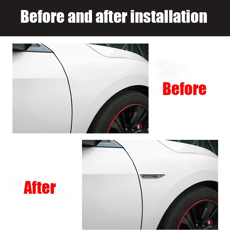 2 шт. металлические наклейки на крыло автомобиля для SSANG YONG Actyon Rexton Kyron Korando Rodius