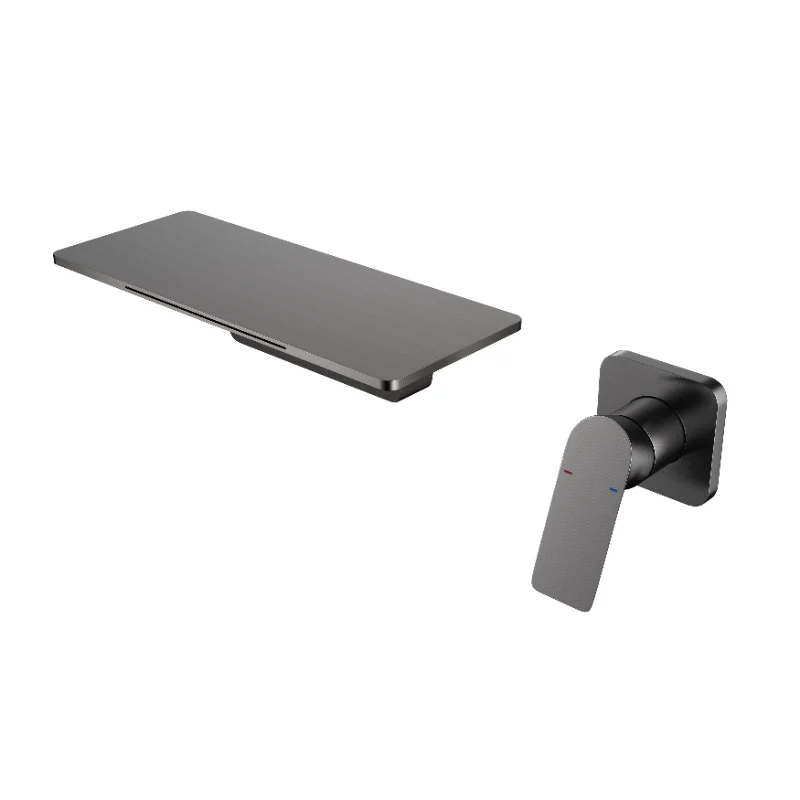 

Waterfall Bathroom Sink Faucet Gunmetal Brass [US Stock]