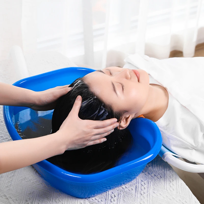 

Creative Household Shampoo Basin Portable Care Hairdressing Pot People Patient Children Assist Convenient Clean Tank