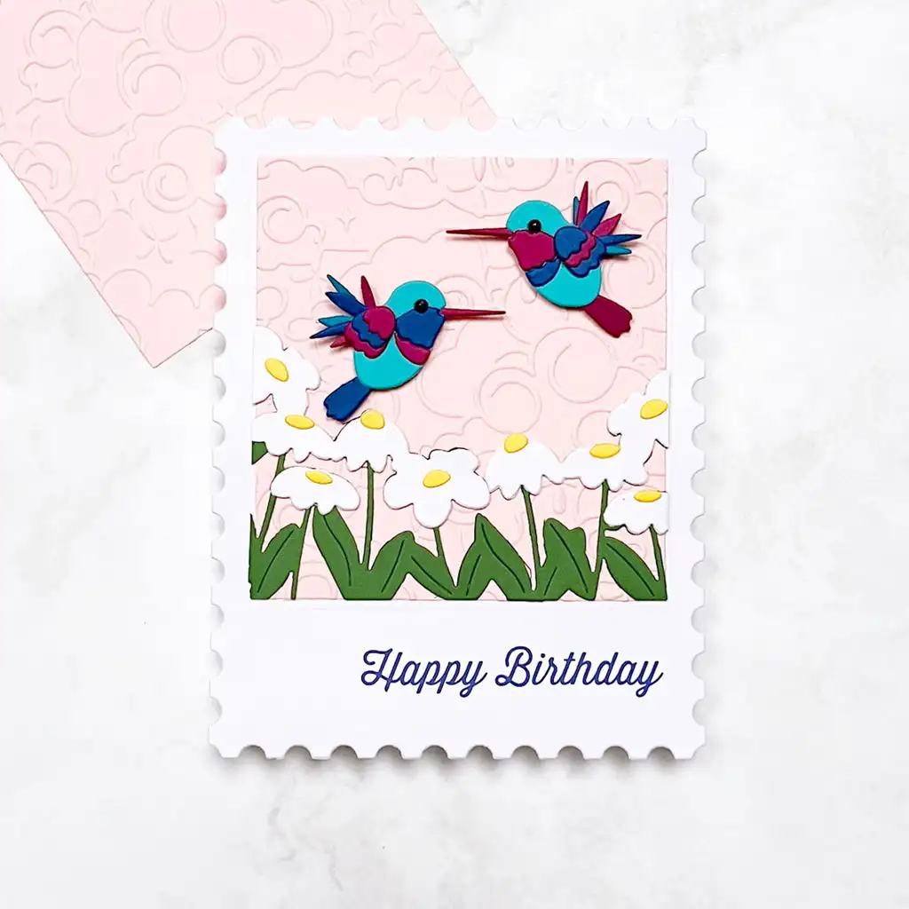 Фото Металлические штампы Hummingbirds Delight для украшения своими руками, скрапбукинга, бумажных карточек, альбом, тиснение, штамп для рукоделия, 2026, новая весна №2