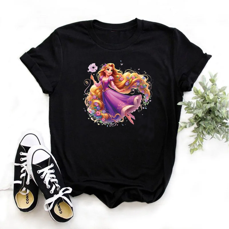 Disney Princess Rapunzel and Aurora fusible clothing patches thermo-stickers for children iron on transfer DIY Sewing Decoration