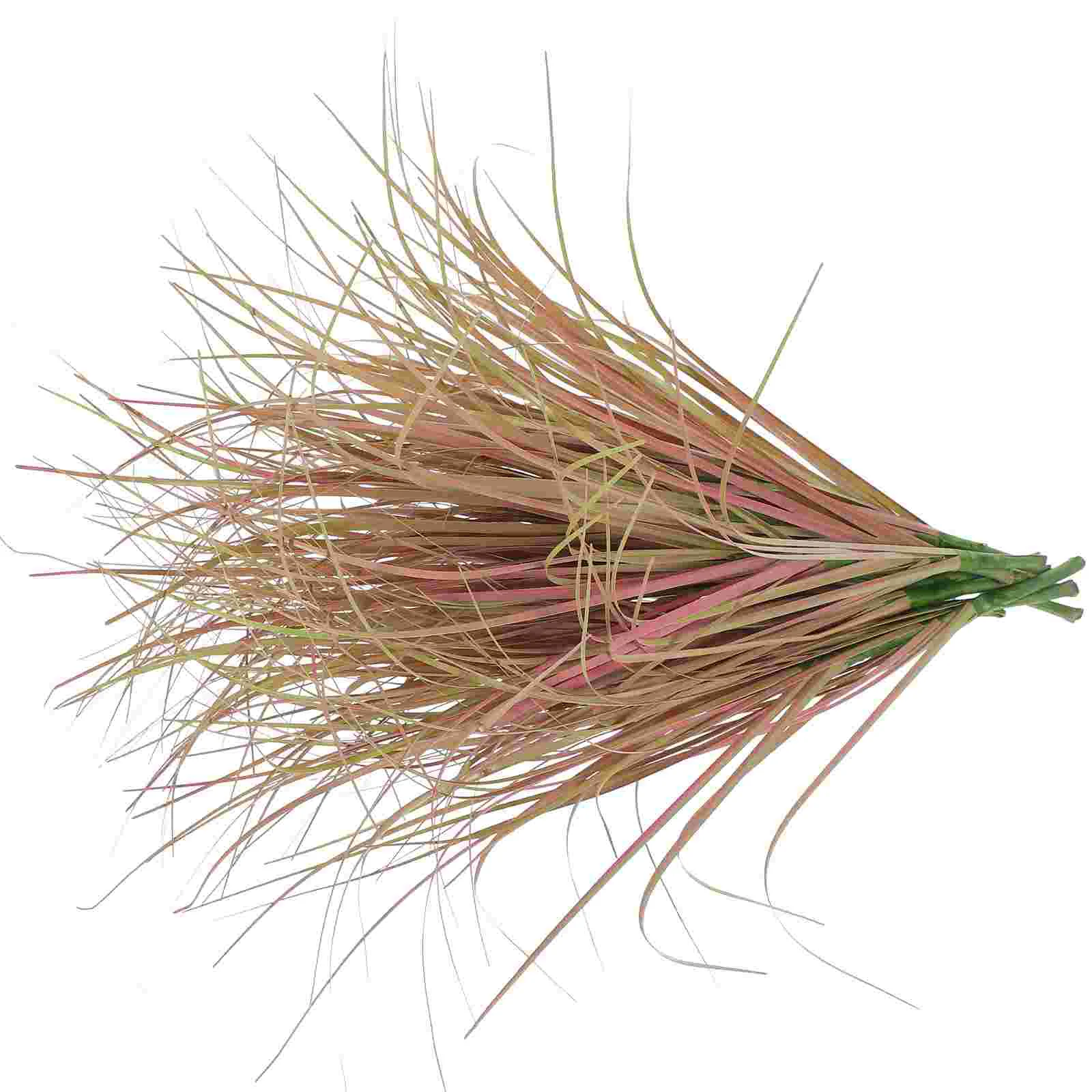 12 шт. веточки искусственный зеленый стебель поддельные сорняки модель травы