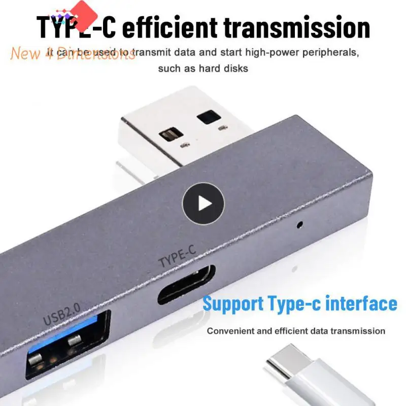 

Usb Docking Station Type C 5gbps High Speed Usb Multiport Hub Usb2.0/usb3.0 3 In 1 Usb C Adapter Splitter Eletric High Speed