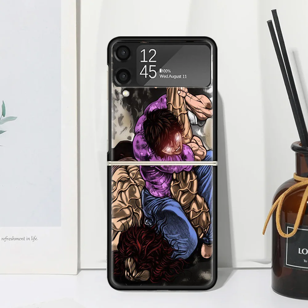 Оригинальный чехол Baki the Grappler в стиле аниме для телефона Samsung Galaxy Z Flip Zflip 6 Flip6 5 Flip5 4
