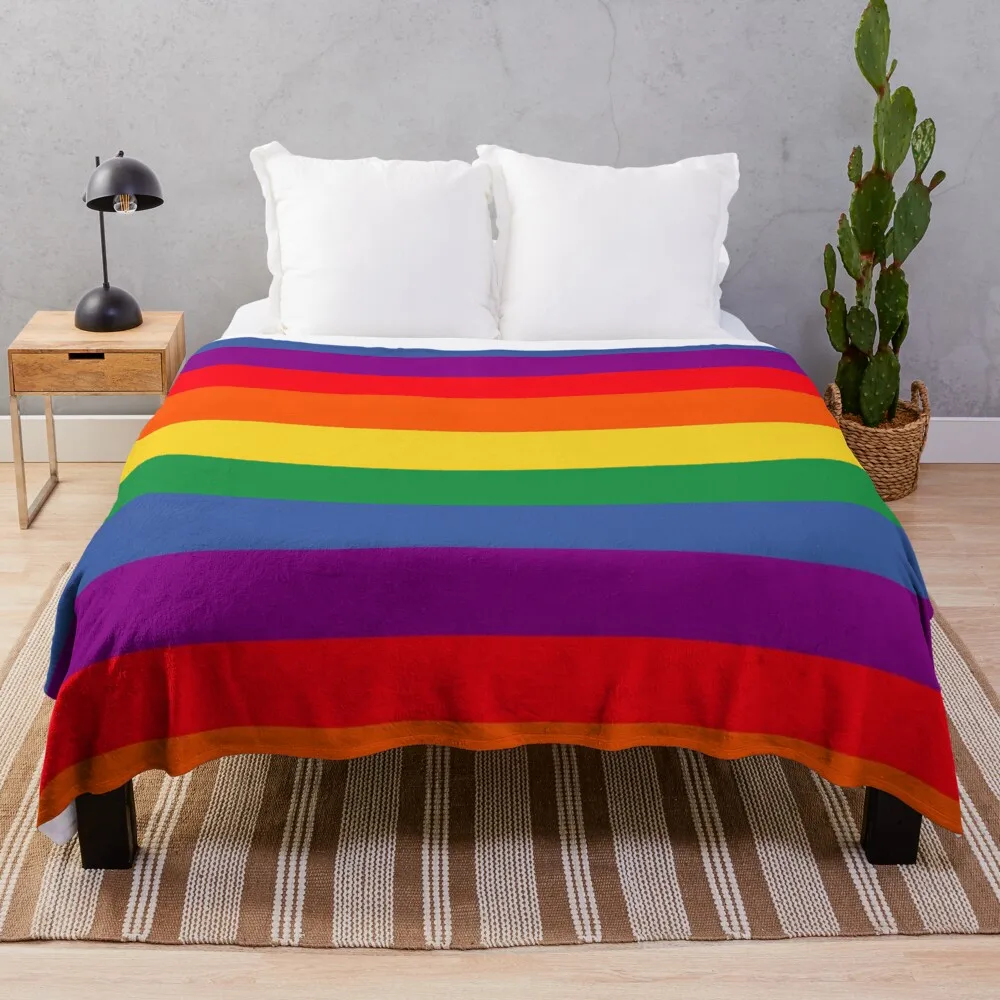 

УТЯЖЕЛЕННЫЕ мягкие роскошные одеяла Missoni в радужную полоску