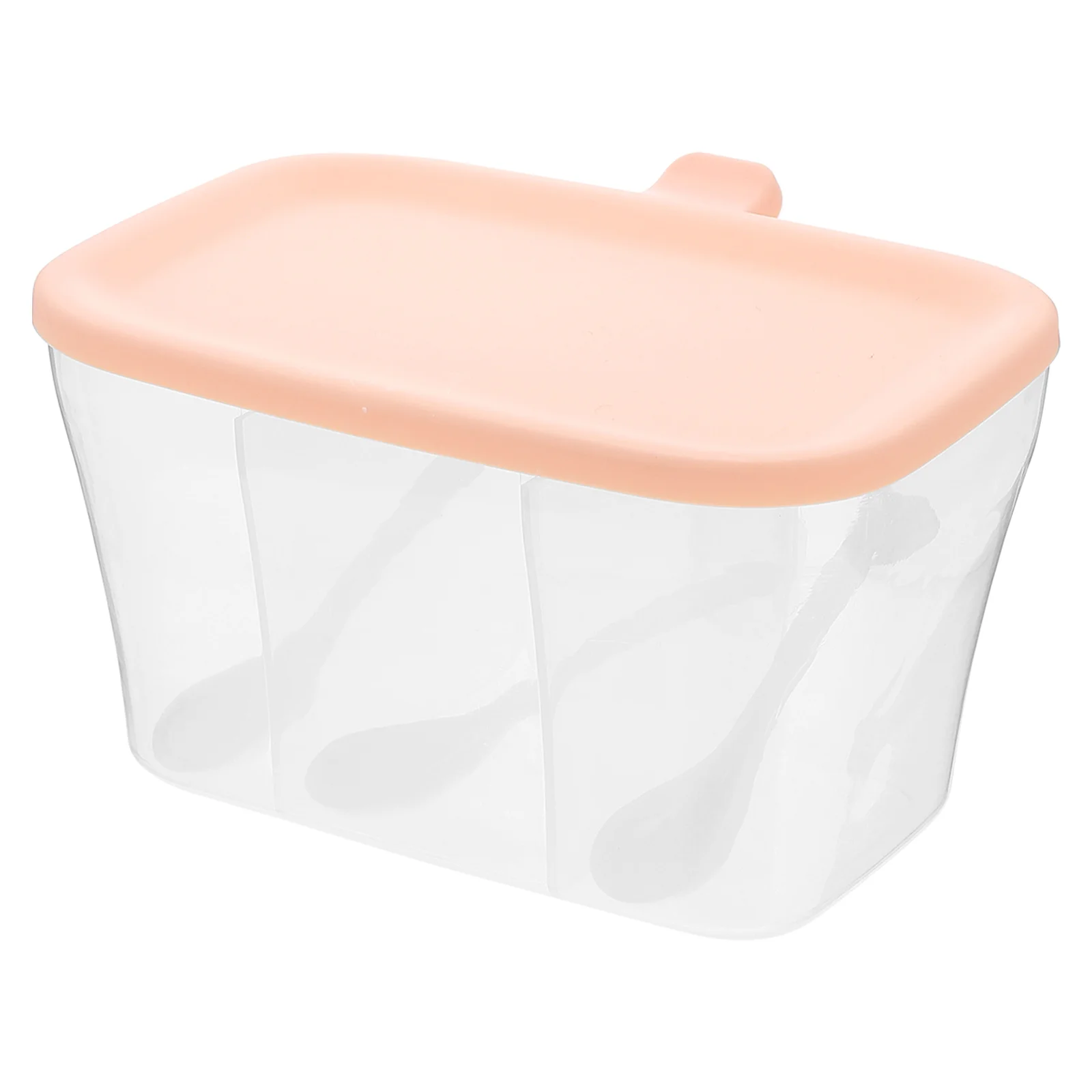 

Condiment Boxseasoning Jar Container Lids Jars Storage Sugar Salt Pot Containers Pots Clear Kitchenpepper Spoon Cruet Bowl Rack