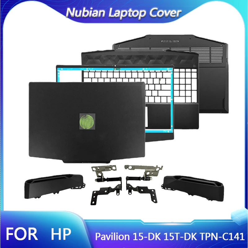 

NEW For HP Pavilion 15-DK 15T-DK TPN-C141 Laptop LCD Back Cover/Front Bezel/Hinges/Palmrest Upper Case/Bottom Case L56914-001