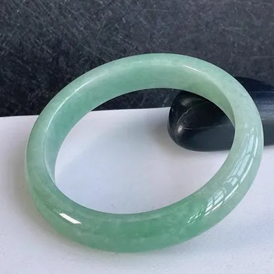 Ювелирные изделия zheru браслет из натурального бирманского нефрита 54 мм-62 мм