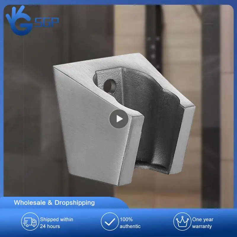 

Shower Accessories Shower Head Holder Durable Mellow Wall Mounted Shower Holders Drawing Delicate Polishing Sprinkler Bracket