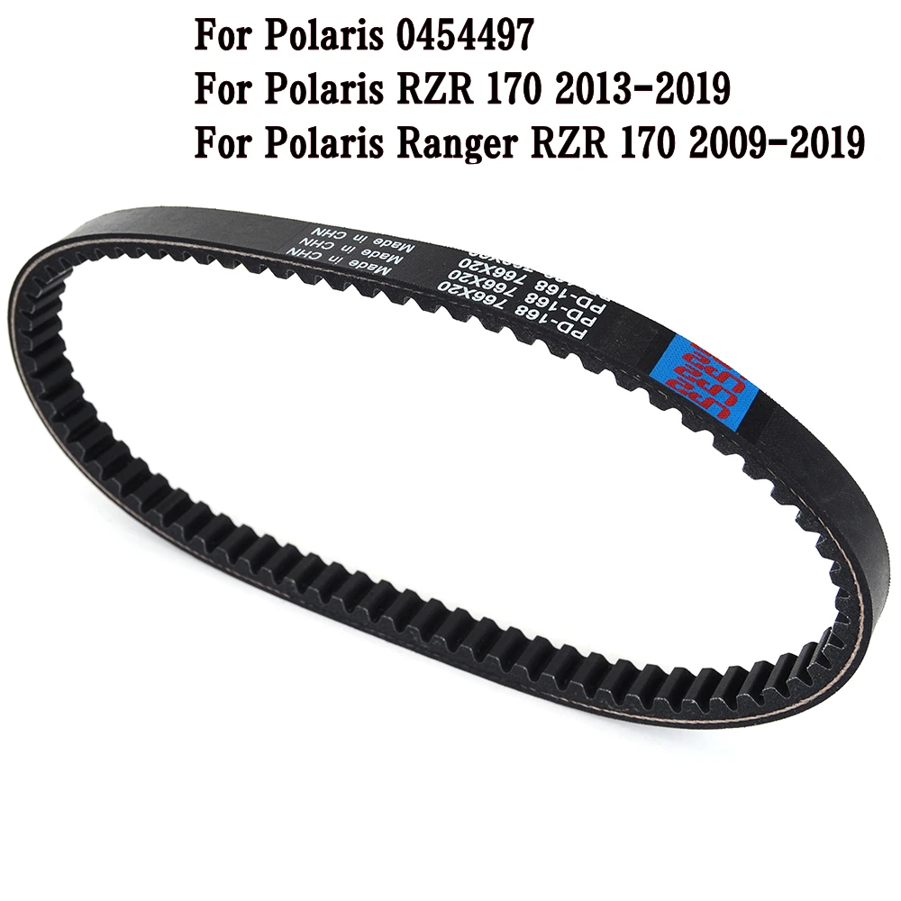 0454497 Transmission Drive Belt for Polaris Ranger RZR 170 2009 2010 2011 2012 2013 2014 2015 2016 2017 2018 2019