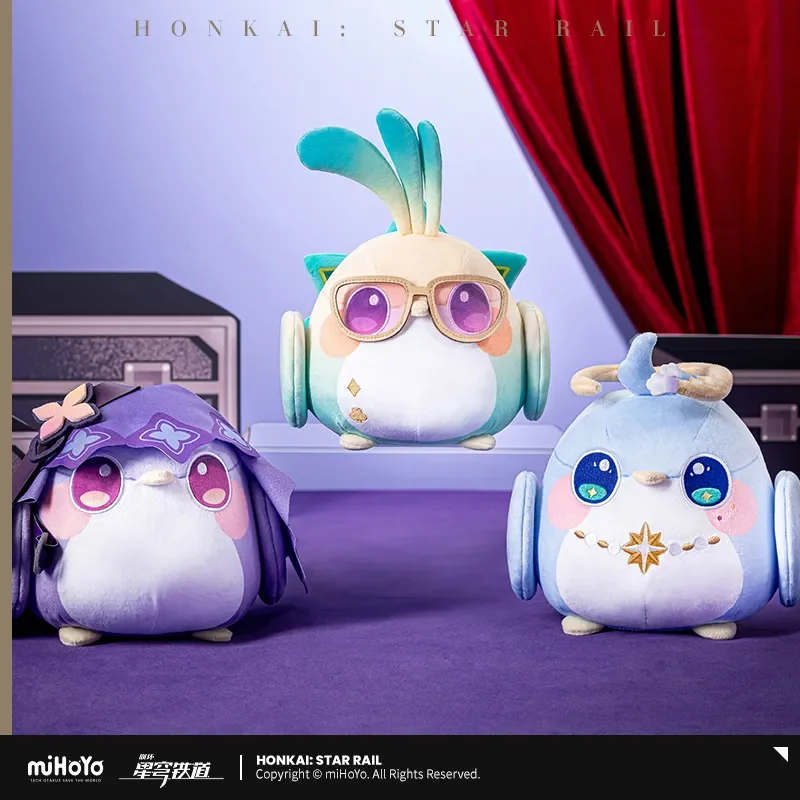 Фото Предпродажа Sunsyea Honkai Star Rail Официальный товар miHoYo Оригинальная подлинная серия JMDHYS Плюшевая кукла Брелок Авантюрин Борин №3