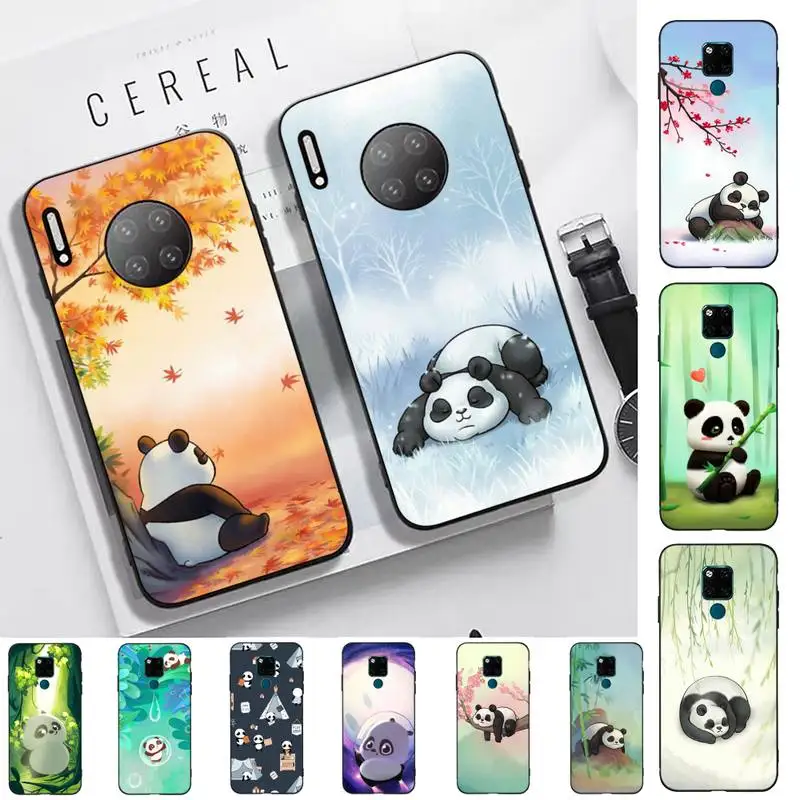 

MINISO Chinese panda Phone Case for Huawei Mate 20 10 9 40 30 lite pro X Nova 2 3i 7se