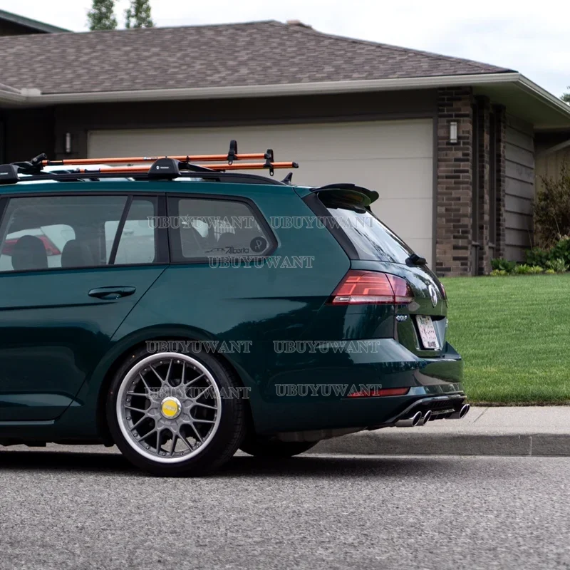 Задний спойлер на крышу для VW Golf 7 вариант Универсала 2013-2017 окно блеск черный ABS