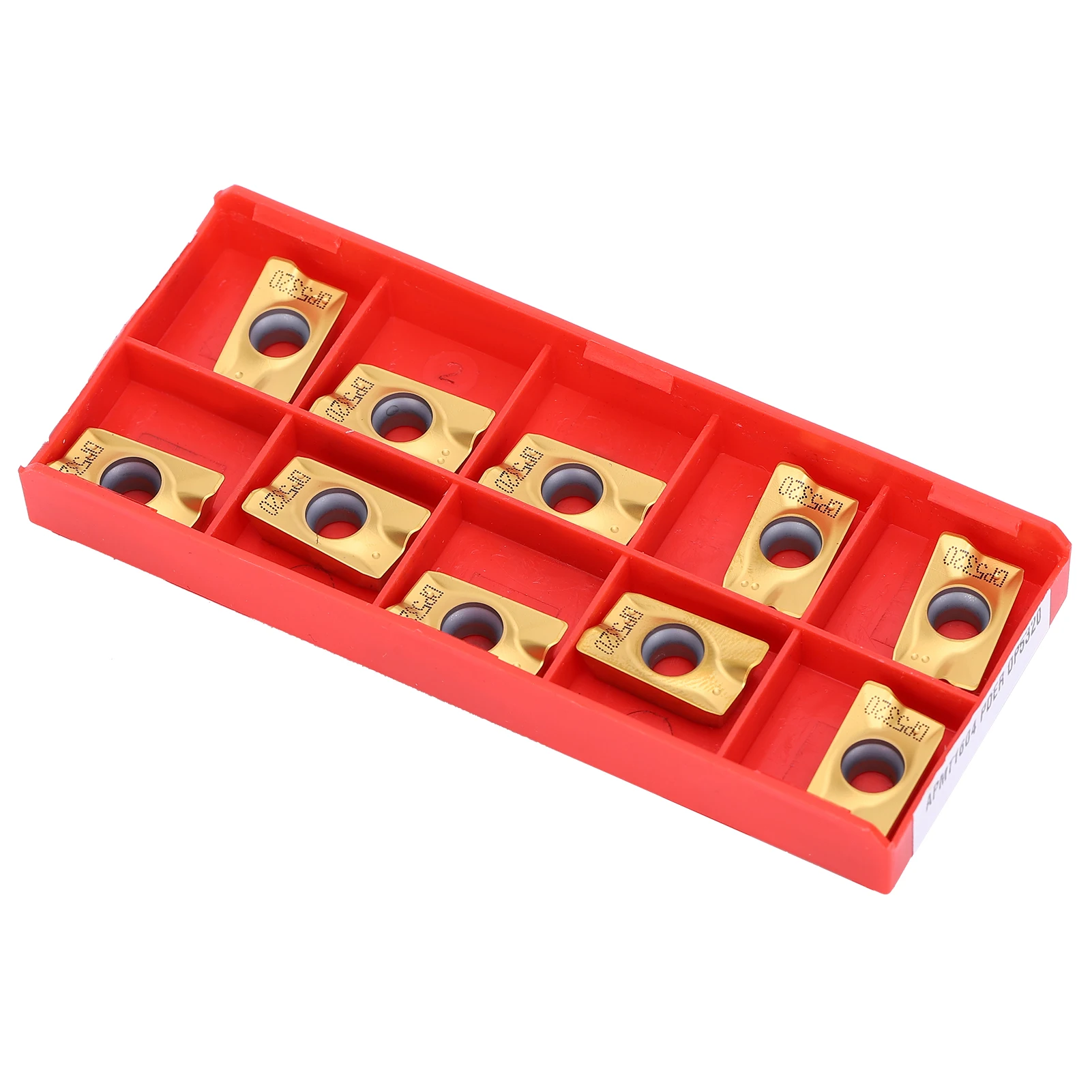 10 шт. Фрезерная вставка из цементированного карбида PVD-покрытие APMT1604 PDER DP5320