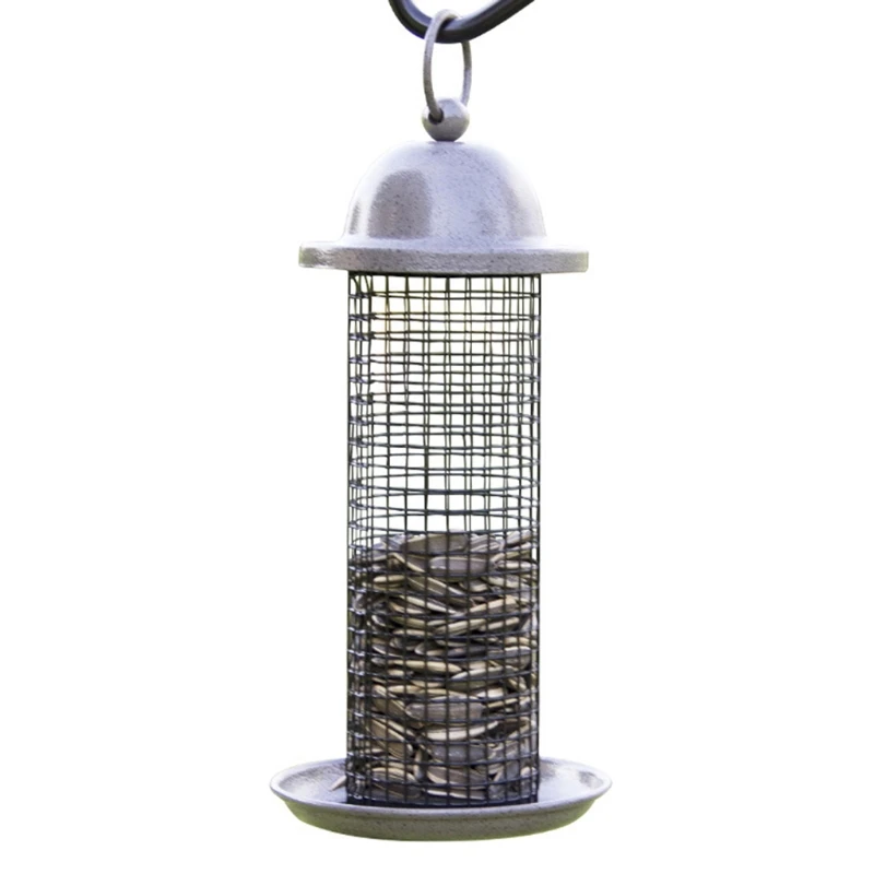 

Wild Bird Feeder Garden Seed Feeder Hanging Ports Peanut Food Contain Foraging Toy Yard Outside Decor