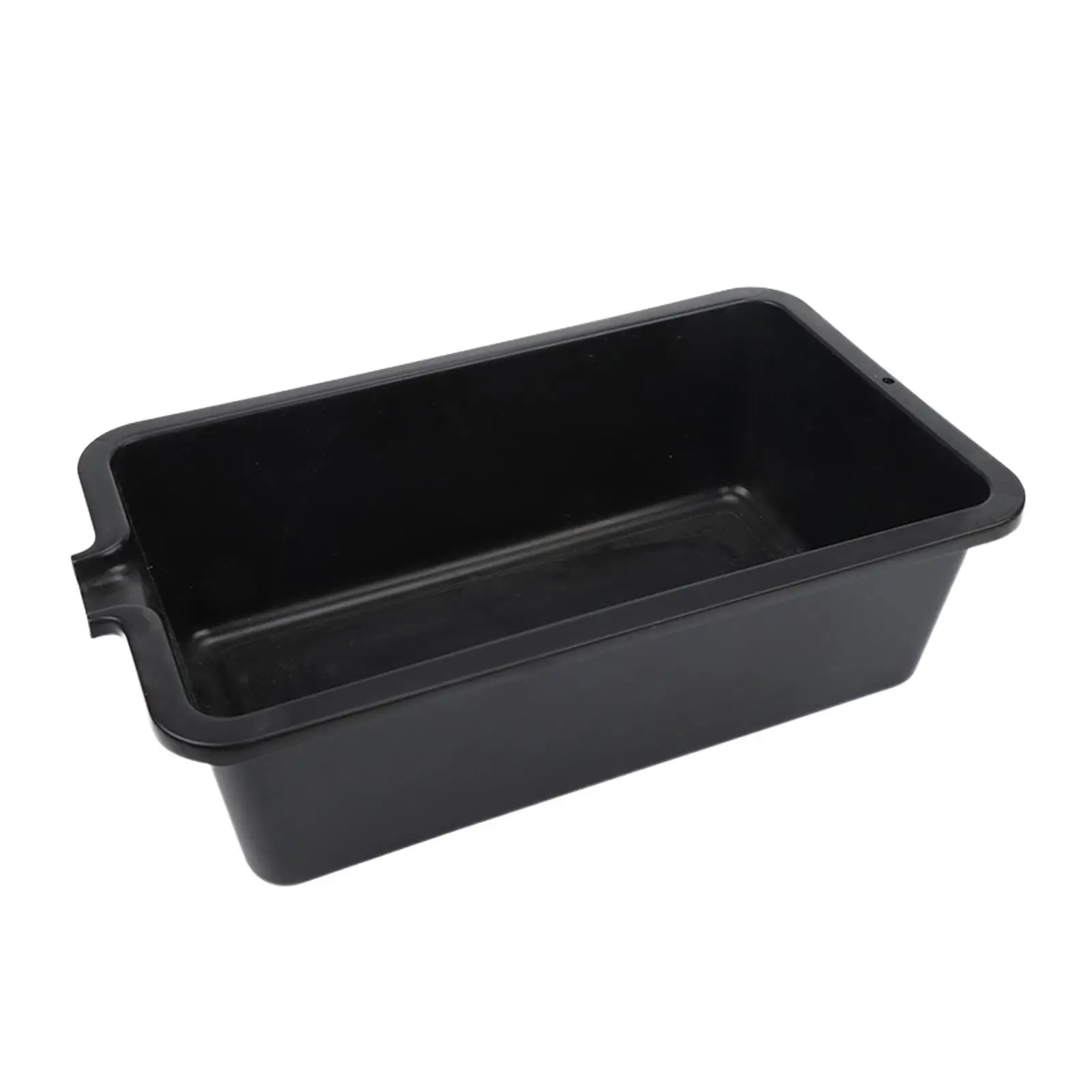 

Oil Drain Pan Rectangle Black Professional Sturdy Durable 6L High Performance Motor Oil Drip Catching Pan Automotive Accessories