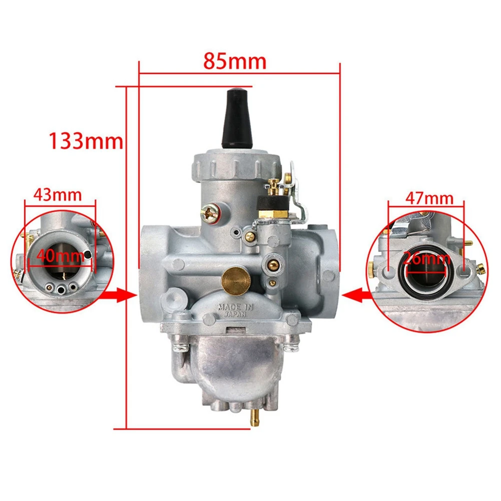 Карбюратор для мотоцикла Mikuni Vergaser 26 мм VM22 PZ26 PD Suzuki TS125 TS125N TC125 TS100