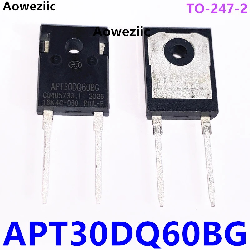 

APT30DQ60BG TO-247-2 высокомощный Диод Быстрого Восстановления 600 в 30 А, новый оригинальный