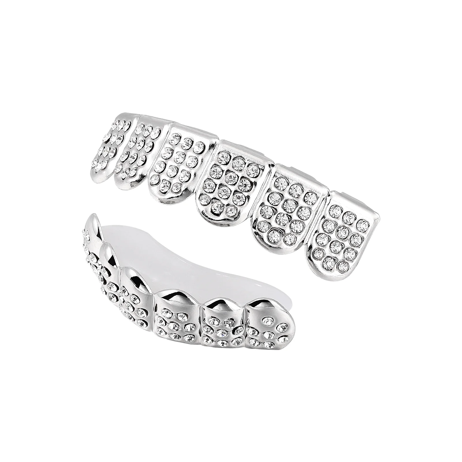 

Diamond Grill Grills Men Makeup Decor Rhinestone Teeth Grill Diamond Decor Fake Braces Teeth That Look Real Sterling Silver