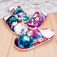 winter slippers for men women kids anime demon slayer tanjirou nezuko itachi sasuke cosplay shoes home cute indoor warm boots
