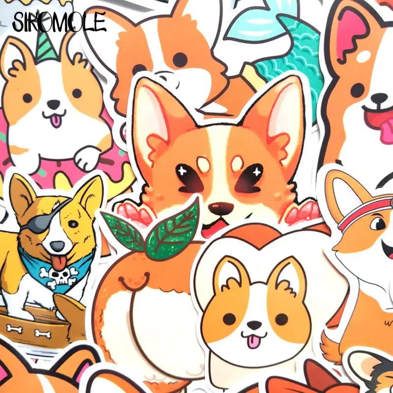 10/25 шт. наклейки с мультяшными животными