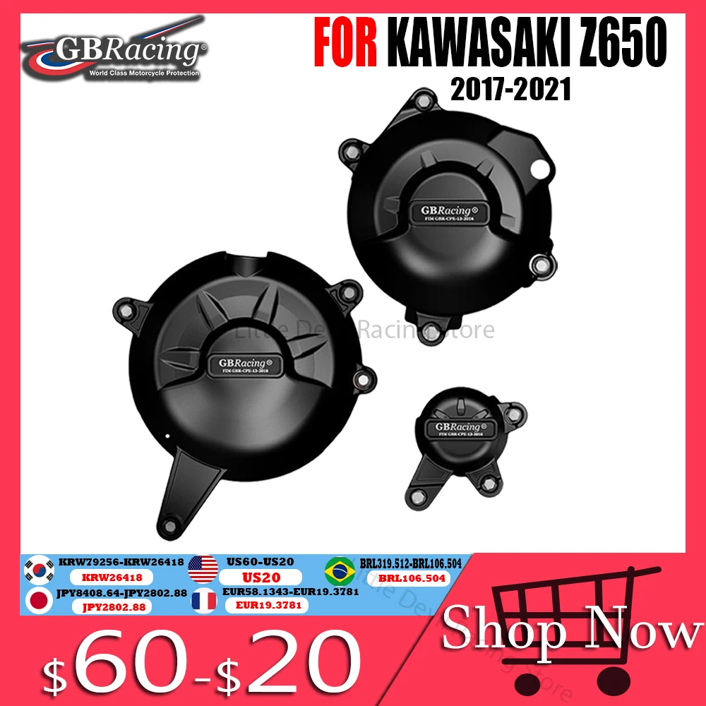 

For KAWASAKI Z650 2017-2021 Ninja650 Engine Covers Protectors