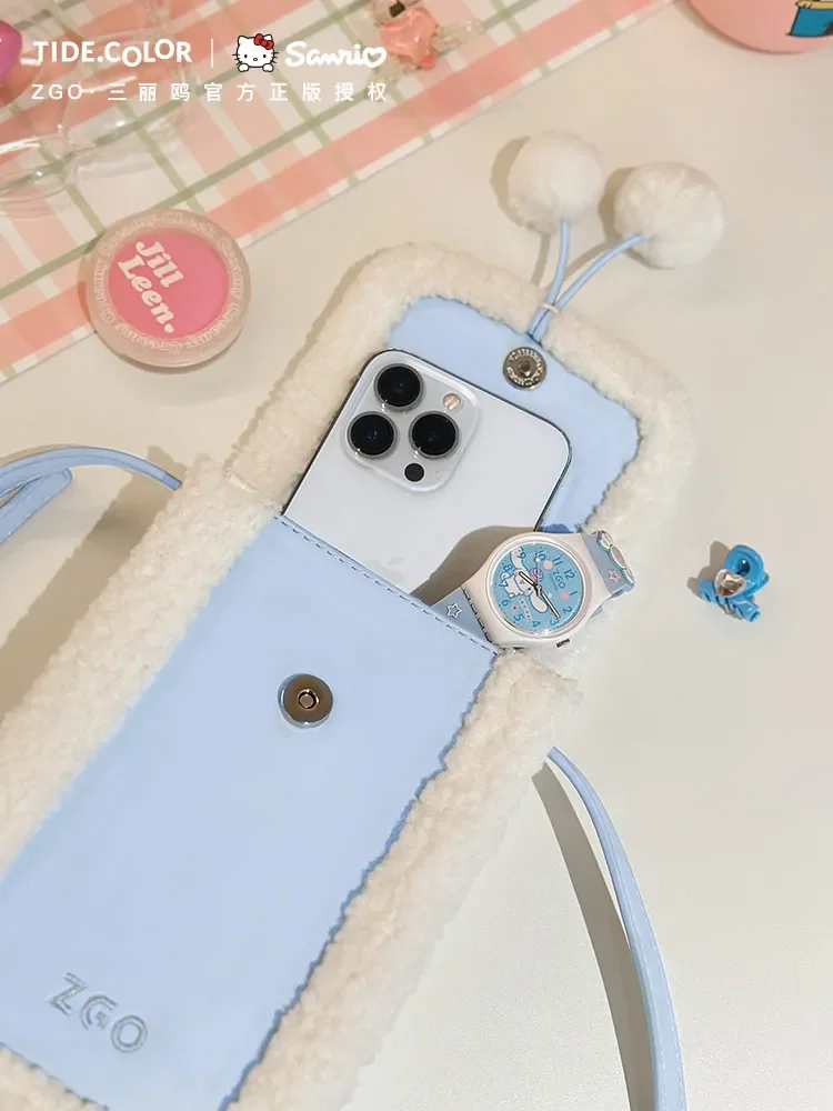 Sanrio co-фирменная коричная собака фотоволосы сумка для больших собак маленькая