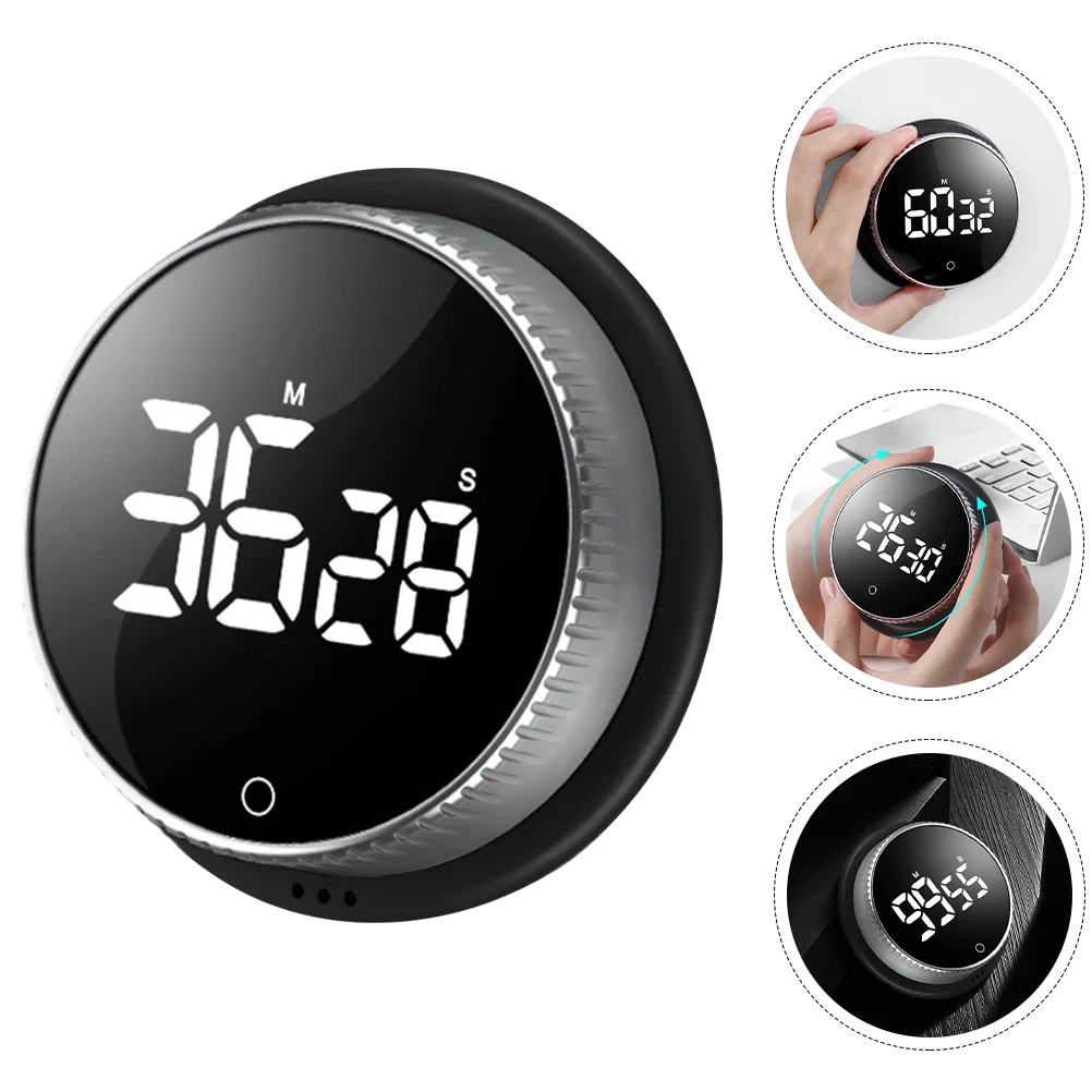 

Timer Gym Clock Kitchen Countdown Cooking Digital Egg Reminder Baking Visual Eggs Boiling Rotating Shower Workout Accessories