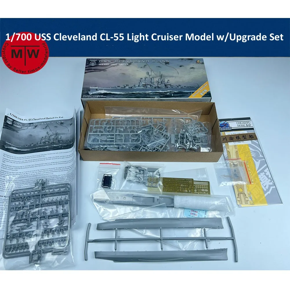 

Комплект для сборки модели Very Fire VF700920DX, масштаб 1/700, USS Cleveland CL-55 Cruiser, комплект для обновления деревянной колоды