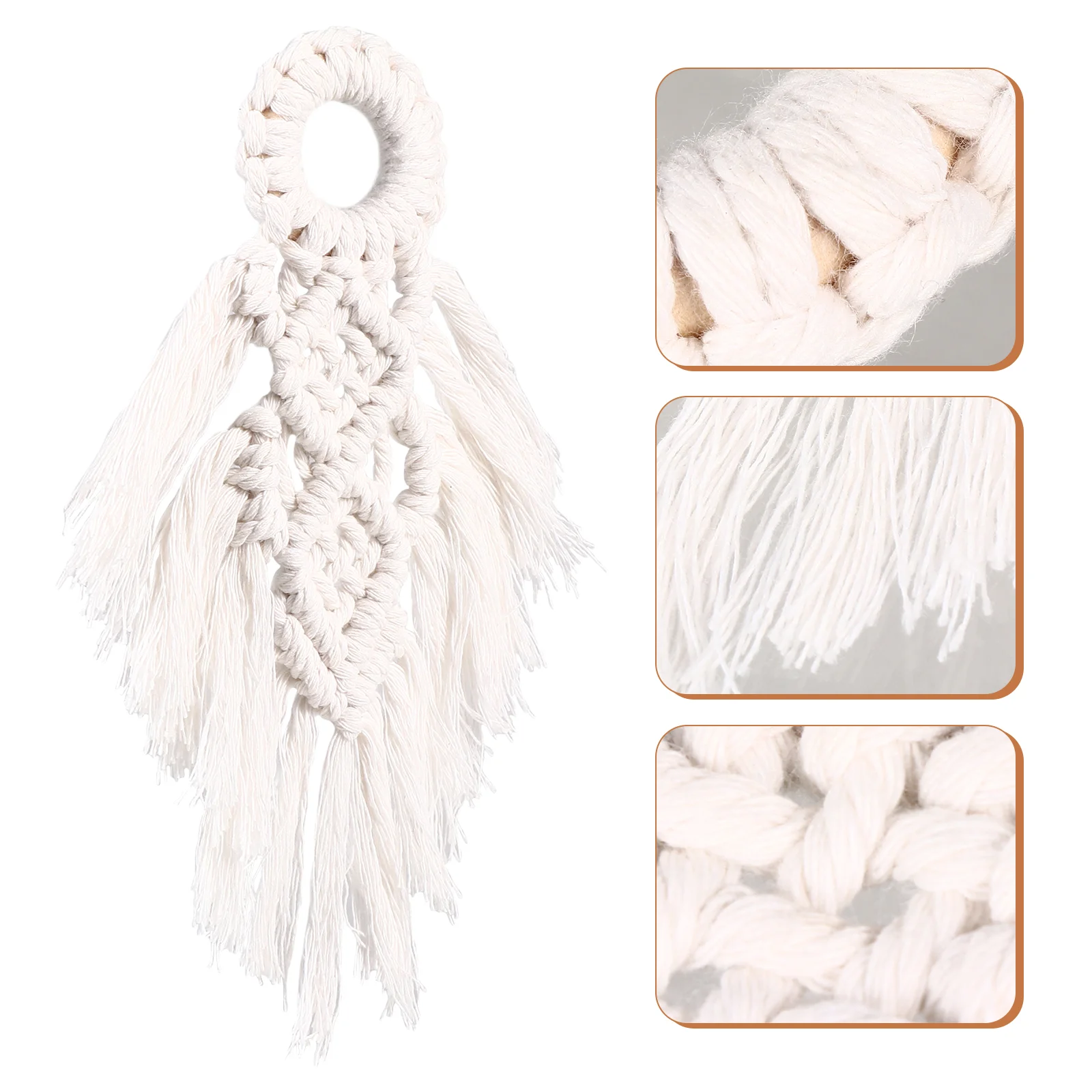 

1pc Bohemian Style Hanging Decoration Bohemian Cotton Rope Woven Pendant