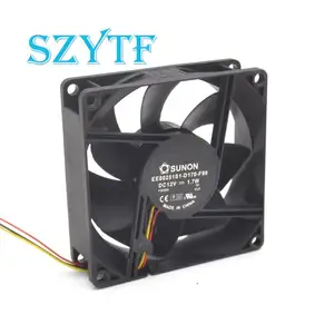 EE80251S1-D170-F99 DC 12V 1.7W 3-pin 3-pin connector 80mm 80x80x25mm Server Square cooling fan for SUNON