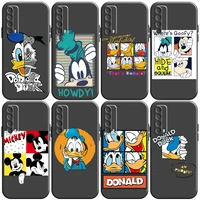 disney mickey mouse cartoon phone case for huawei honor 7 8 9 7a 7x 8x 8c v9 9a 9x 9 lite 9x lite back liquid silicon soft