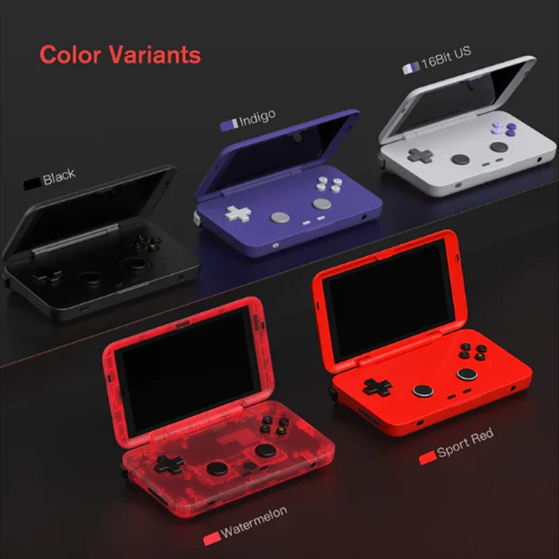 

Retroid Pocket Flip 4.7Inch Touch Screen Handheld Game Player 4G+128G Wifi Android 11 Video Game Console 5000mAh Active Cooling