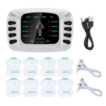 8 Mode Electric Muscle Stimulator Acupuncture Leg Waist Back Physical Therapy Massager Pulse Pain Relief Fitness Health Care 2