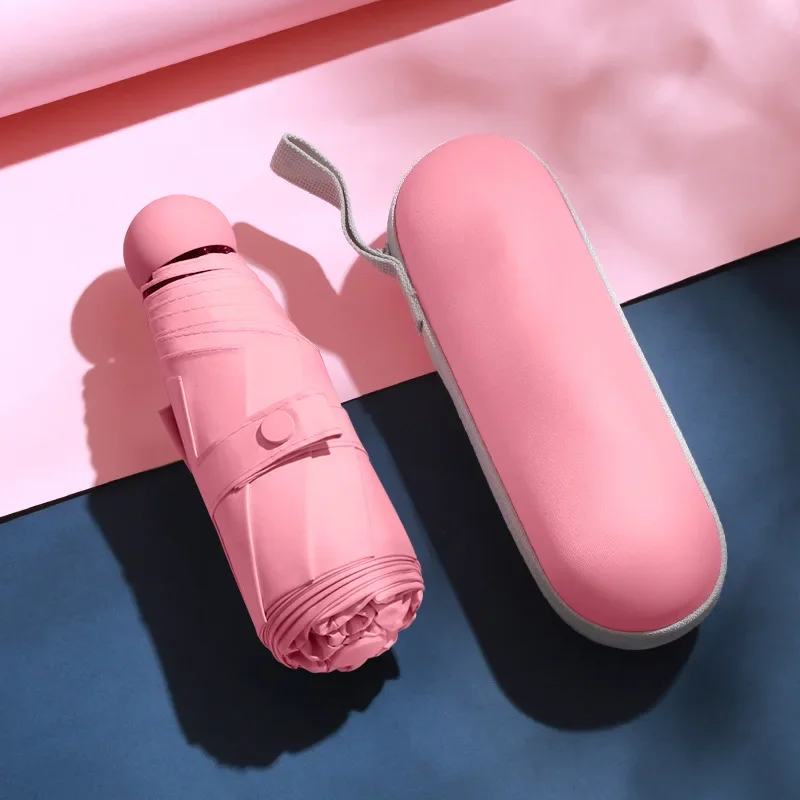 Женский солнцезащитный мини-зонт 18 см