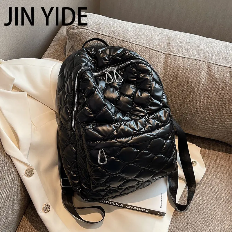 

Модный качественный женский рюкзак из хлопка, ульсветильник стеганый школьный ранец в клетку для девочек-подростков, дорожная сумка