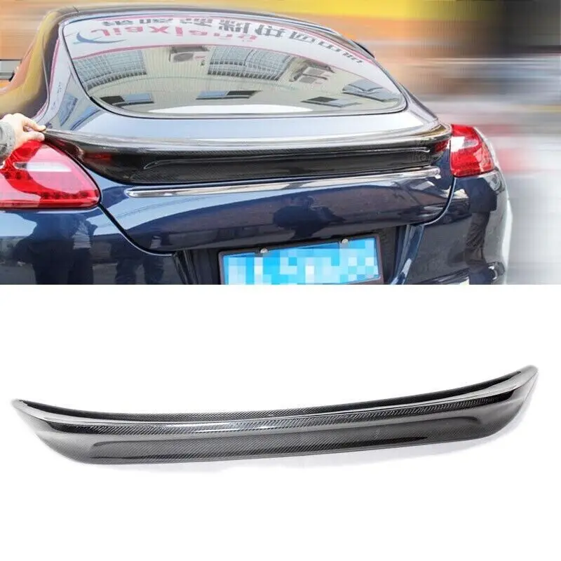 

Carbon Fiber Car Rear Spoiler Lips Wing For Porsche Panamera 970 2010-2014
