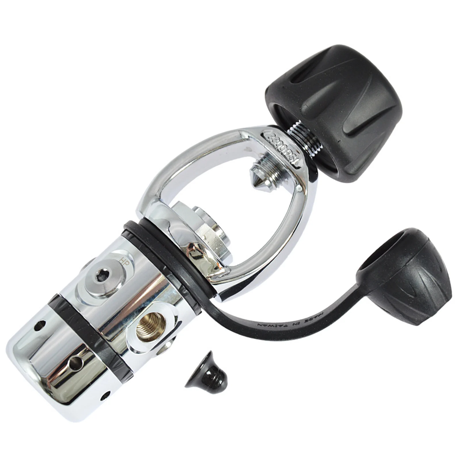 

Advanced Piston Balanced Regulator for Diving 5 Port Chrome Plated Brass Body Regulator Ideal for Professional Divers