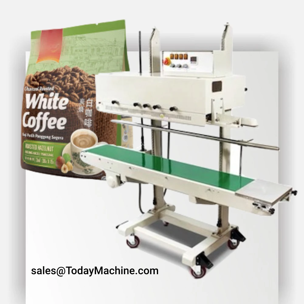

Automatic Vertical Continuous Band Sealer, Heat Pouch plastic Bag Sealer Sealing Machines