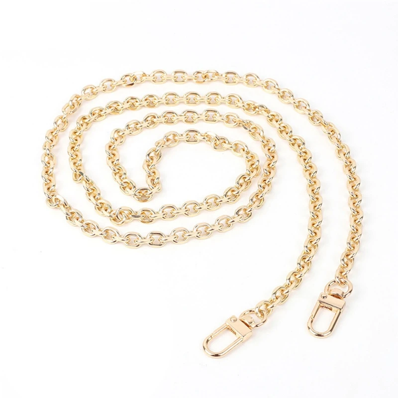 

120cm DIY Chain Strap Handbag Chains Accessories Lady Shoulder Bags Crossbody Replacement Straps with Metal Buckles Making 066C