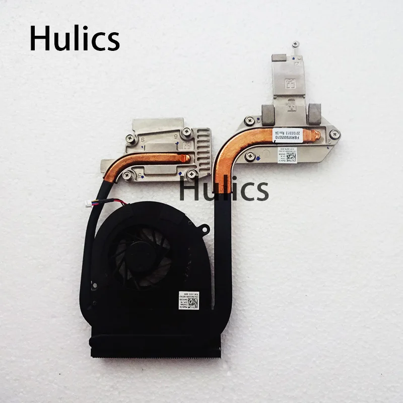 

hulics Original For DELL XPS 1645 Heatsink with Fan CN-0RVK8X 0RVK8X RVK8X FBRM5005010 CN-0W520D W520D GB0508PGV1-A