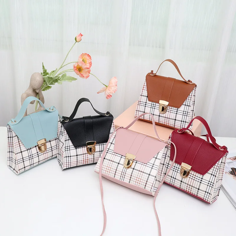 Checkered Handbag 2023 Ladies Handbag Cross border Small Bag