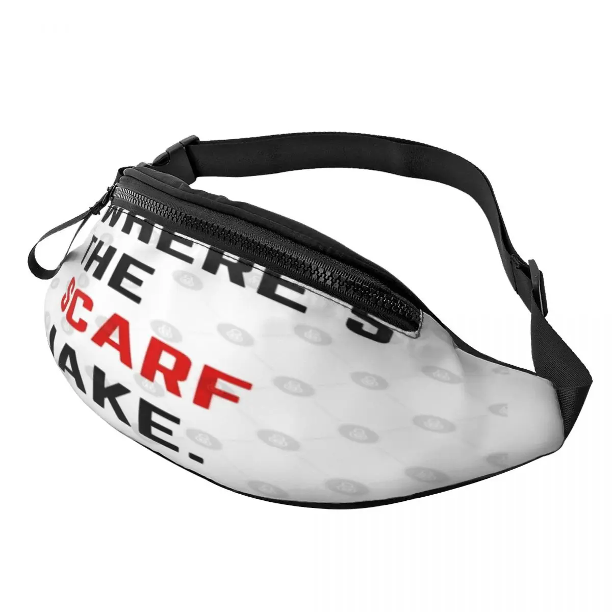 

Where's The Scarf Jake Fanny Pack,Waist Bag Fashionable With Zip Out Nice gift Customizable