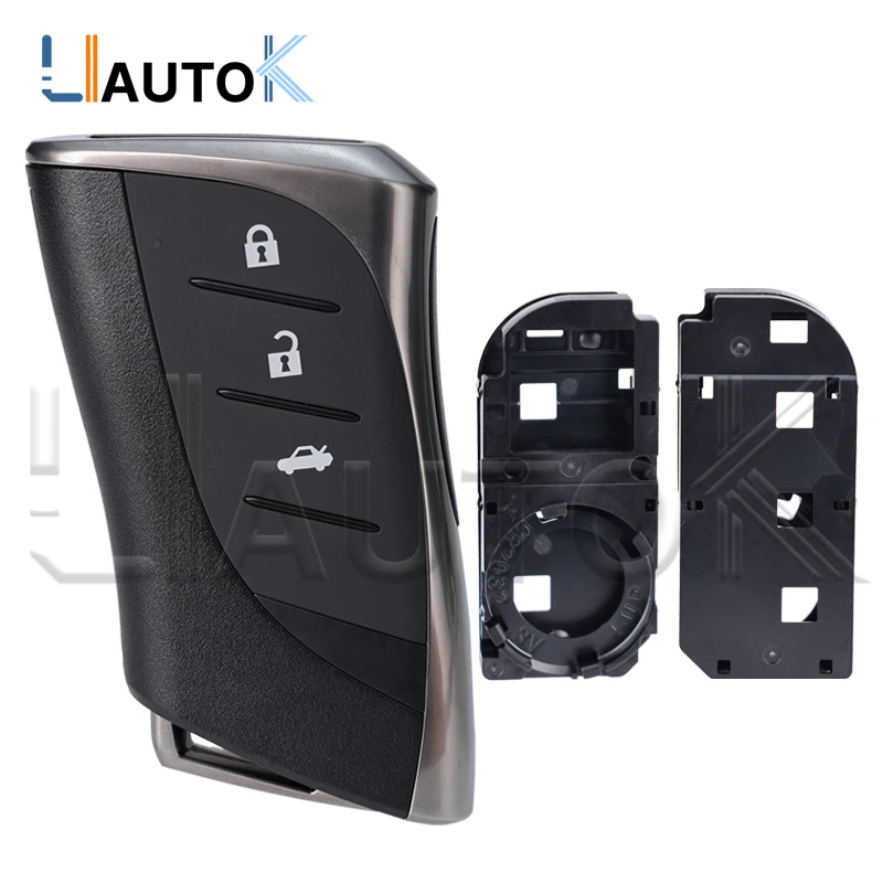 

Чехол для смарт-ключателя автомобиля для Lexus LS500h GX460 LS500 UX250h ES350 LC500h LS500 2018-2020 3/4 кнопки, корпус автомобиля, брелок